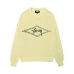 Свитера Stussy Surf Team Sweater «Faded Lime» 1