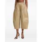 elasticated-waist balloon-leg trousers 1
