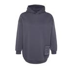 Оверсайз-свитшот с вышивкой Anthracite Tbbaw24Ao00018 6