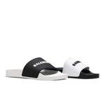 Balenciaga Wmns Pool Slides 'Белый черный' 8