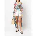 Блузка Hibiscus с цветочным принтом 2