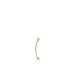 Серьга Twist Curl 01 из желтого золота с бриллиантами 1