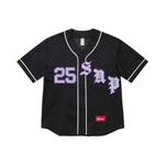 Топы Supreme Old English Baseball Jersey 'Black' 1