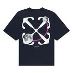 Футболки Off-White DBL Moon Arrow Skate T-Shirt 'Black/White' 2