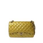 large SHW classic diamond-quilted CC turn-lock chain shoulder bag 1