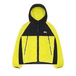 Куртки Stussy Sherpa Paneled Hooded Jacket 'Lime' 1