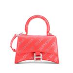 Сумка-сэтчел Hourglass Top Handle Bag Leather with Allover Logo Crystals XS 1