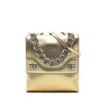 Сумка-сэтчел Metallic Leather Double Flap Turn Lock (2010-2026 годы) 1