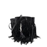 Сумка-ведро Fringe Monogram Bourse Leather размера мини 1