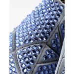 Сумка на плечо Triangle Chain Flap Bag Crystal Embellished Quilted 2