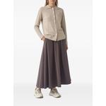drawstring-waist A-line midi skirt 2