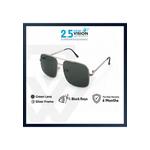 Женские солнцезащитные очки Aviator Frame Серебристый металл UV Protection SUNSC2501213 2