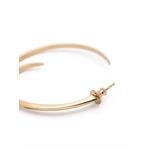large Talon Cat Claw hoop earrings 2