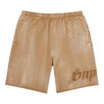 Шорты Supreme Brush Stroke Sweatshort 'Dark Tan' 1
