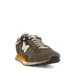 Stud Up trainer in split leather and nylon with butterfly embroidery 2