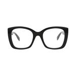 Очки Alexander McQueen Square-Frame Acetate Optical Frames 'Black Transparent' 1