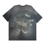 Футболка Tops Cactus Jack от Travis Scott Met Life Tee II «Washed Grey» 2