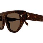 Очки Alexander McQueen Shield «Havana/Brown» 3