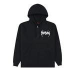 Топы Pleasures Pond Zip Hoodie 'Black' 1