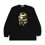 Футболки с длинным рукавом BAPE 1st Camo Ape Head Relaxed Fit Long-Sleeve Tee 'Black' 1
