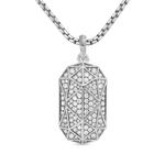 Серебряная подвеска Torqued Faceted (47.9 мм) 1