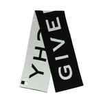Шарф Givenchy с жаккардовым логотипом 'Black White' 2