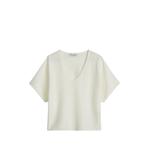 v-neck short-sleeve sweat 1