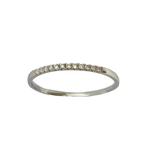 [СПЕЦИАЛЬНОЕ] LITZ 18K White Gold Diamond Ring DR131-W (SZ9) 3