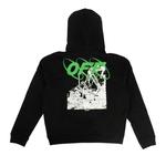 Худи Off-White Ruined Factory Sweatshirt «Black» 2