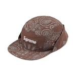 Кепки Supreme Reflective Bandana Sunshield Camp Cap «Коричневый» 1