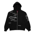 Худи Supreme Special Zip Up Hooded Sweatshirt 'Black' 1