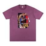 Футболки Supreme Stack Tee 'Сливовый' 1