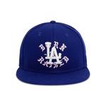 Бейсболки Nike x Born x Raised Dodgers LA Rocker Fitted Hat 'Venice Blue/Pink' 1