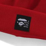 Бини BAPE Logo Knit Cap 'Red' 3