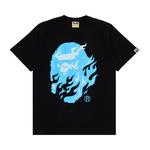 Футболки BAPE Flame Ape Head Tee 'Черный/Синий' 1