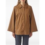 Pepli wide-sleeve press-stud coat 1