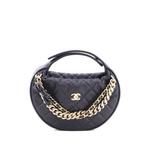 Стеганая сумка-хобо Double Chain Bow Pouch 1