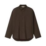 Овершерты Fear of God Essentials Хлопковая овершерт из канваса «Коричневый» 1