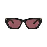 Солнцезащитные очки Alexander McQueen Cat Eye 'Black/Violet' 1