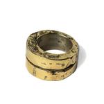 18K gold-plated Crevice ring 2