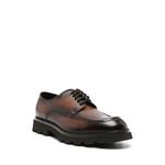 burnished-finish leather loafers 2