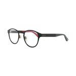Gucci круглые оптические очки 'Black/Transparent' 3