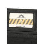 Мужской кожаный бифолд-кошелек с защитой RFID - Черный 6