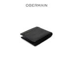 Короткий кошелек RFID из натуральной кожи черный 5