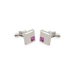 Palmira Chrome Pink Diamonte запонка 2