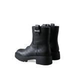 logo-plaque pebbled boots 3