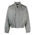Ji Ji panelled zipped bomber jacket 1