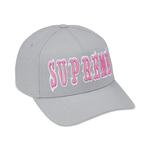 Кепки Supreme Gothic Outline Adjustable New Era «Grey» 1