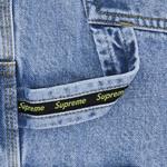 Низ Supreme Double Knee Painter Pant 'Washed Indigo' 3