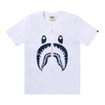 Топы BAPE Color Camo Shark Tee 'White/Navy' 1